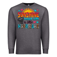 Charcoal Heather sunshine mixed with a little hurricane Premium Sweatshirt - Zillion Design Studio