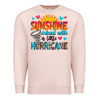 Pale Pink sunshine mixed with a little hurricane Premium Sweatshirt - Zillion Design Studio