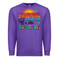 Purple sunshine mixed with a little hurricane Premium Sweatshirt - Zillion Design Studio