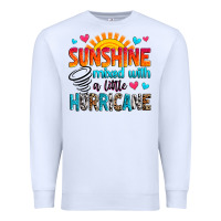 White sunshine mixed with a little hurricane Premium Sweatshirt - Zillion Design Studio