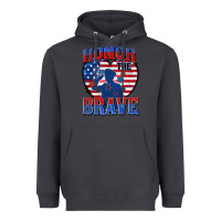 Smoke honor the brave Heavyweight Hoodie - Zillion Design Studio