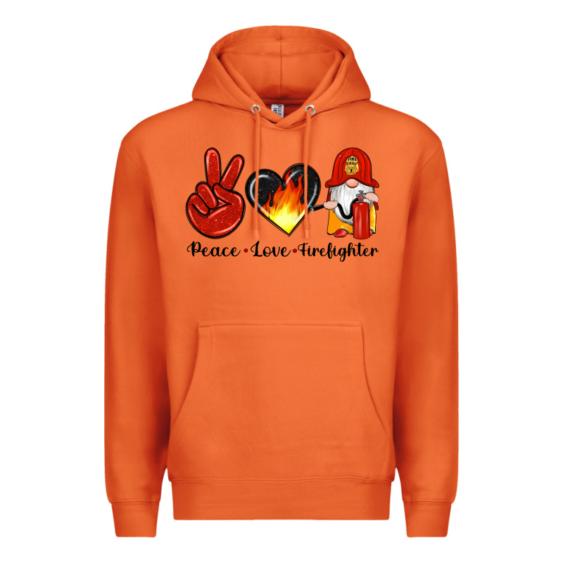 Peace Love Firefighter Premium Hoodie by Artiststas | Teevron