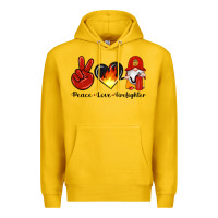Lemon peace love firefighter Premium Hoodie - Artiststas