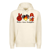Tofu peace love firefighter Premium Hoodie - Artiststas