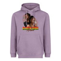 Lavender afro black love matters Heavyweight Hoodie - texasbilliewilder
