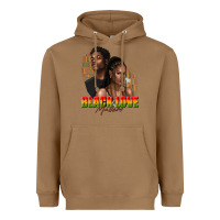 Toasted Coconut afro black love matters Heavyweight Hoodie - texasbilliewilder