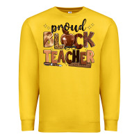 Lemon proud black teacher Premium Sweatshirt - Zillion Design Studio