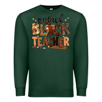 Sports Green proud black teacher Premium Sweatshirt - Zillion Design Studio