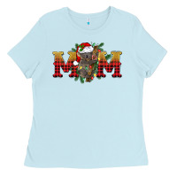 Baby Blue Christmas koala mom Ladies Tee - BarkalooDesign
