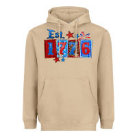 Mushroom est 1776 Heavyweight Hoodie - Zillion Design Studio