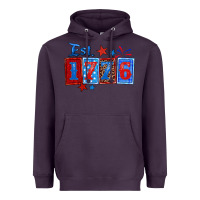 Plum est 1776 Heavyweight Hoodie - Zillion Design Studio