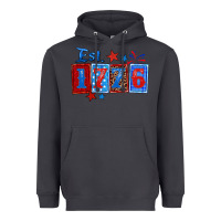 Smoke est 1776 Heavyweight Hoodie - Zillion Design Studio