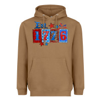Toasted Coconut est 1776 Heavyweight Hoodie - Zillion Design Studio