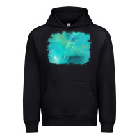 Black turquoise background Urban Hoodie - AdoDesignShop