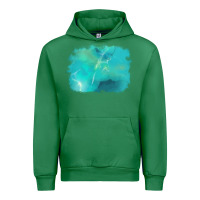 Emerald turquoise background Urban Hoodie - AdoDesignShop