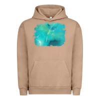 Pigment Burro turquoise background Urban Hoodie - AdoDesignShop