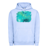 Pigment Grape Ice turquoise background Urban Hoodie - AdoDesignShop