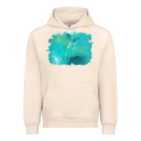 Sandshell turquoise background Urban Hoodie - AdoDesignShop