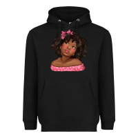 Black afro black girlchild kiss with bow Heavyweight Hoodie - texasbilliewilder