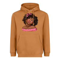 Meerkat afro black girlchild kiss with bow Heavyweight Hoodie - texasbilliewilder