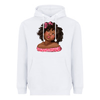 White afro black girlchild kiss with bow Heavyweight Hoodie - texasbilliewilder