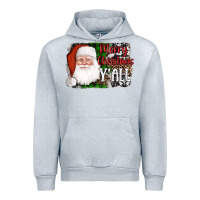 Heather Grey santa merry christmas y'all Urban Hoodie - AdoDesignShop