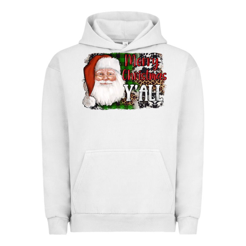 Santa Merry Christmas Y'all Urban Hoodie by AdoDesignShop | Teevron