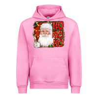 Fuchsia Pink christmas ho ho ho santa clause Urban Hoodie - AdoDesignShop