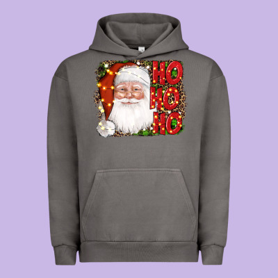Christmas Ho Ho Ho Santa Clause Urban Hoodie Designed By Adodesignshop