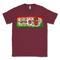 Burgundy flannels lattes leggings Classic Tee - BundleAndBundleShop