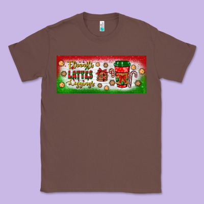 Flannels Lattes Leggings Classic Tee Designed By Bundleandbundleshop