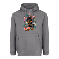 Storm Easter Dachshund Heavyweight Hoodie - RanaPortraitStore