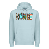 Blue Mist howdy Premium Hoodie - JahusDesignShop