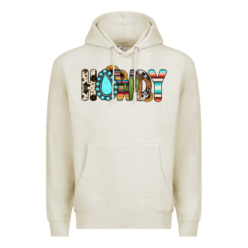 Howdy Premium Hoodie by JahusDesignShop | Teevron
