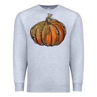 Heather Grey leopard pumpkin Premium Sweatshirt - RanaPortraitStore