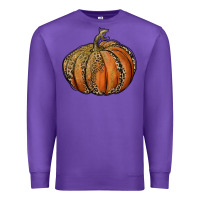 Purple leopard pumpkin Premium Sweatshirt - RanaPortraitStore