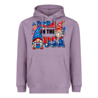 Lavender born in the usa Heavyweight Hoodie - Zillion Design Studio