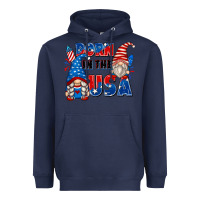 Navy born in the usa Heavyweight Hoodie - Zillion Design Studio