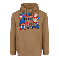 Toasted Coconut born in the usa Heavyweight Hoodie - Zillion Design Studio