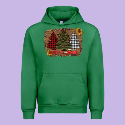 Merry And Bright With Tree's Urban Hoodie Designed By Adodesignshop