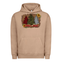 Pigment Burro merry and bright with tree's Urban Hoodie - AdoDesignShop