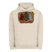Pigment French Oak merry and bright with tree's Urban Hoodie - AdoDesignShop