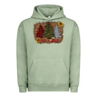 Pigment Oil Green merry and bright with tree's Urban Hoodie - AdoDesignShop