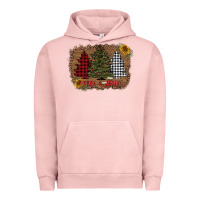 Pigment Salmon merry and bright with tree's Urban Hoodie - AdoDesignShop