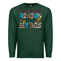 Sports Green i see no good reason to act my age Premium Sweatshirt - Zillion Design Studio