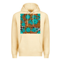 Leopard Gemstone Seamless Pattern Premium Hoodie | Teevron