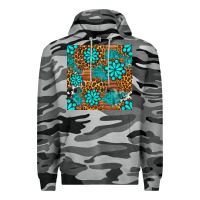 Slate Camo leopard gemstone seamless pattern Premium Hoodie - BundleAndBundleShop