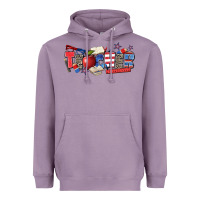 Lavender American teacher Heavyweight Hoodie - Zillion Design Studio