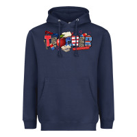 Navy American teacher Heavyweight Hoodie - Zillion Design Studio