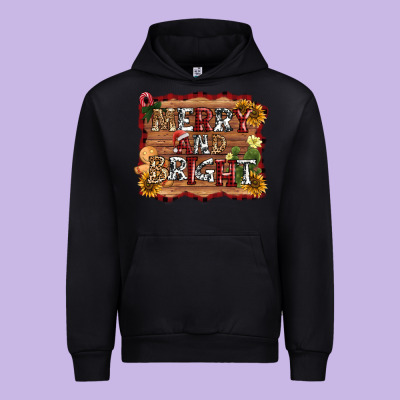 Merry And Bright Urban Hoodie Designed By Adodesignshop